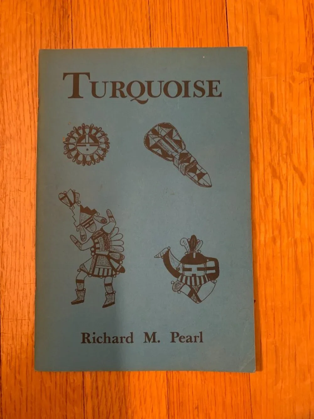 Turquoise Softcover Pamphlet Style Book by Richard Pearl Vintage 1976
